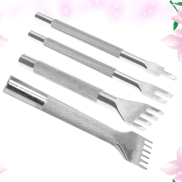 Locher Leder Punch Set Leathercraft Stanzen Werkzeuge DIY Prong