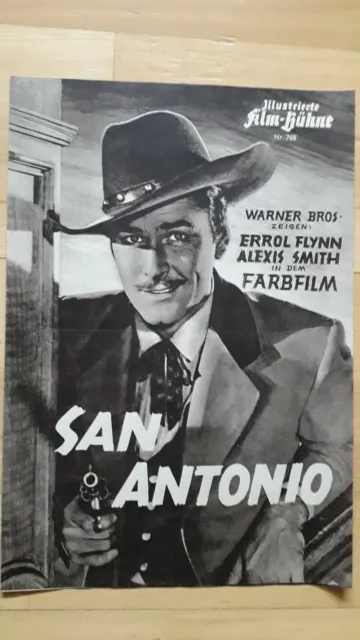 IFB Nr.768 San Antonio - Illustrierte Film-Bühne Faltblatt Errol Flynn