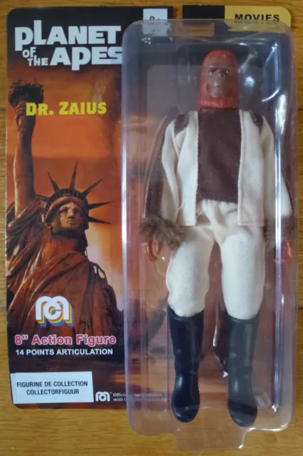 PLANET OF THE APES Dr Zaius Figurine Collection 20cm 8" Mego MC Sous Blister