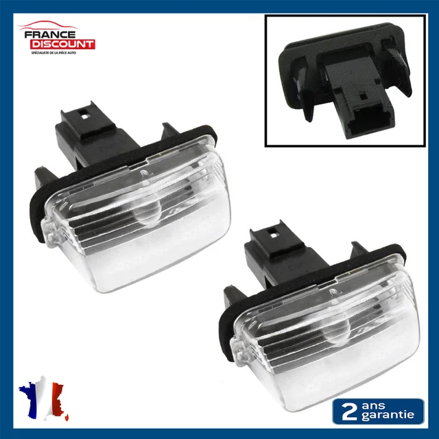 Luces LED Para Matrícula De Coche – Compatible Con Peugeot 206, 207, 307, 308, 406, 407, Citroën C3, C4, C5, Berlingo Y Más (Ref. 6340A3)
