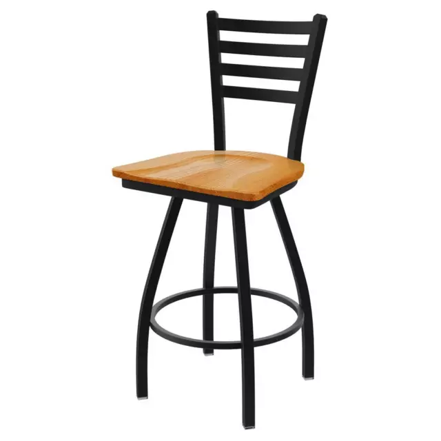 XL 410 Jackie 25" Swivel Counter Stool with Black Wrinkle Finish and Medium...