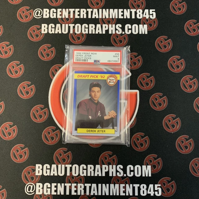 derek jeter rookie card graded Autographed 1993 Upper Deck SP #279 New York Yankees - Beckett Authenticated Graded Jeter Rookie Card Near