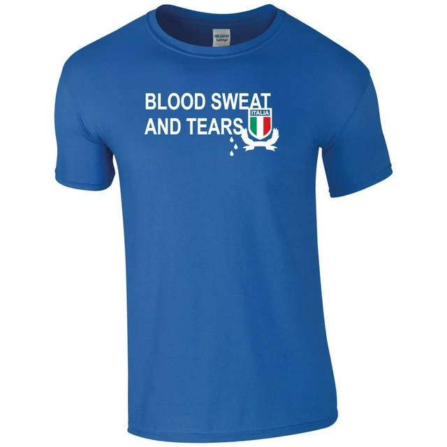 Maglietta Italia Blood Sweat and Tears Rugby Nations 6 Bambini 2