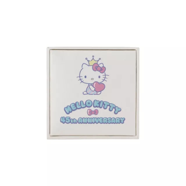 HelloKitty Necklace Open Heart Sanrio Silver SA45KT-N002RD white clover 3