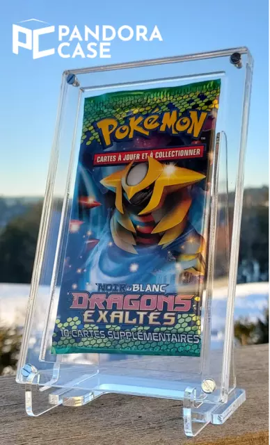 PROTECTION en plexi - cadre 1 booster pokemon / Yu-Gi-Oh - Résistant aux UV