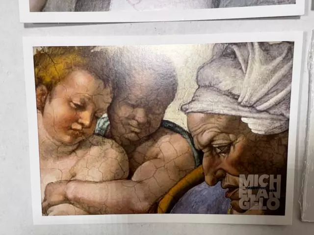 Michelangelo A Different View Vatican Museums EXHIBIT Art Postcard 5 Set (2SET) 3