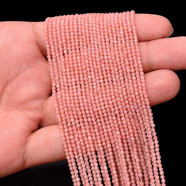 AAA Naturel Facettes Rhodochrosite Gemme Rondelle Perles 13 " Brin 2mm-3mm