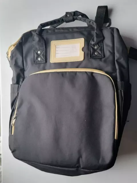 Great Deal  Baby Diaper Bag Backpack with Bassinet Changing Station black