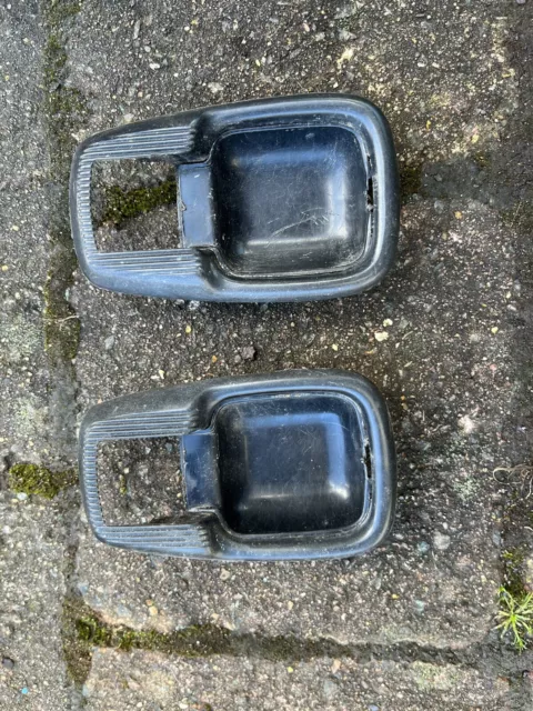 Genuine Pair Classic Vw Beetle Inner Door Escutcheons Aircooled Type 1 Bug