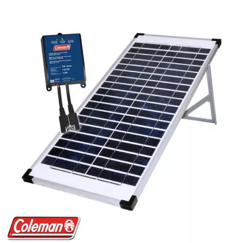 Coleman 40W  12 Volt Folding Solar Panel Kit with Stand + 7.5 Amp charge