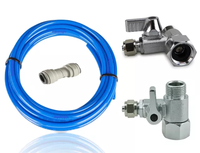 JG American Type Kühlschrank Wasserfilter Sanitär-Set Inline-Anschluss 1/2 T-Ventil