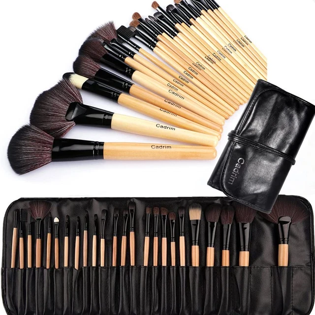 Pennelli Make Up,Cadrim 24 Pezzi Set Di Pennelli Professionali per Trucco Trucch
