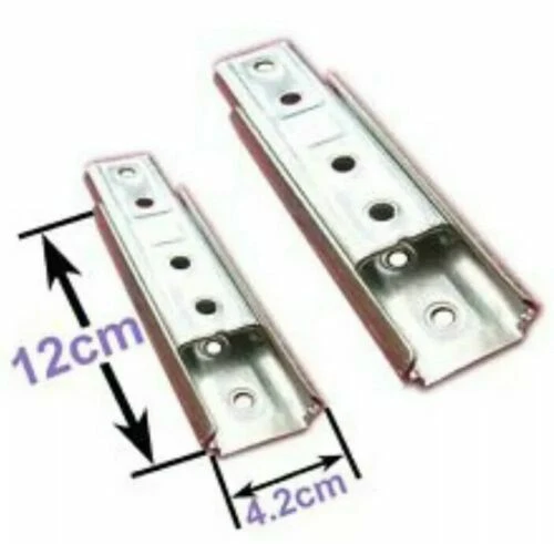 3 X Coppia Muro Testata Fissaggio Bullone Staffe Kd Scorrevole Resistente Ad