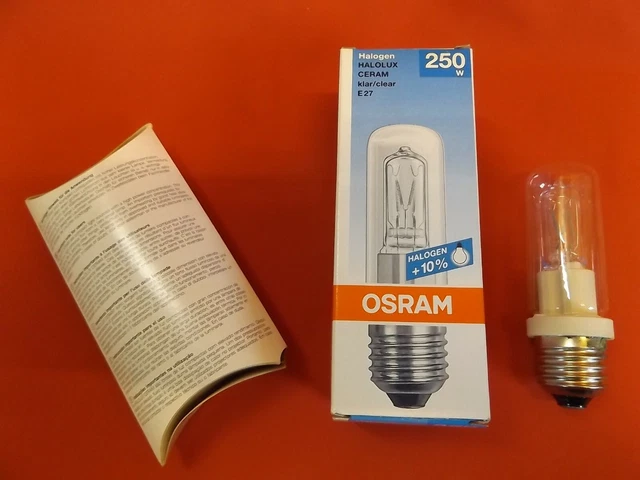OSRAM HALOLUX 64480 KL Ceram 230 V 250 E27 chiaro ORIGINALE NUOVO scioglimento magazzino EUR 69,99 - PicClick IT OSRAM HALOLUX 64480 KL Ceram 230 V 250 E27 chiaro ORIGINALE NUOVO scioglimento magazzino EUR 69,99 - PicClick IT
