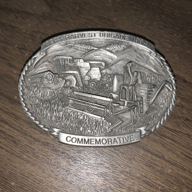 Massey Harris Ferguson 1984 Harvest Brigade Commemorative Belt Buckle No. 1797