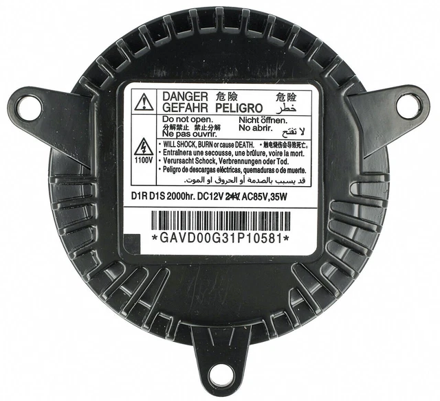 Centralina Xenon GAVD00G31P10581 Matsushita Ballast Ricambio D1S D1R