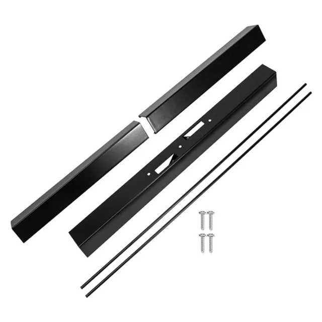 Upgrade Your Home Fireplace with Adjustable Rod Set Enhanced Durability