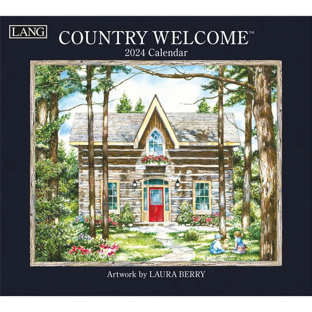 LANG 2024 CALENDAR Country Calender Fits Wall Frame 26.03
