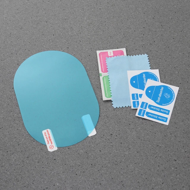 2 PIEZAS película protectora antideslumbramiento antiarañazos espejo retrovisor de automóvil