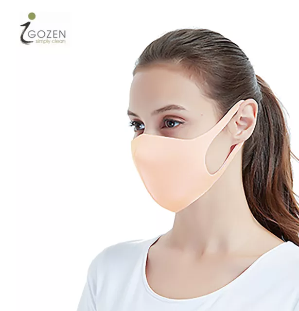 2 PC Nanosase iGozen - Champagne Fashion Space Cotton face mask (SEE VIDEO)