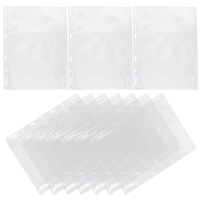 Album di monete 120 tasche 10 pagine World Coin Storage Folder Album raccolta di denaro 87HA  15