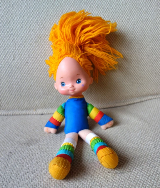 Poupée Rainbow Brite - Blondine Et Pti Malin, Mattel, Plastique, Neuve