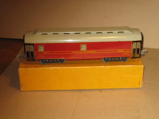 JEP échelle O wagon MIXTE BAGAGES a bogies . ref 4761 M + boite
