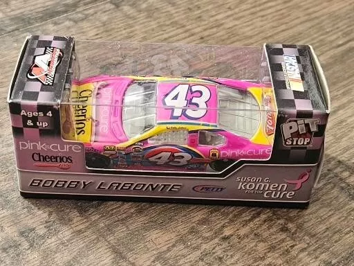 2007 M.a. Pit Stop 1/64 Bobby Labonte #43 Cheerios Pink Limited Edition Rare