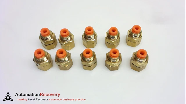 Smc Kq2E05-01  Bulkhead Connector, Tubing O.d: 3/16", See Desc #242190