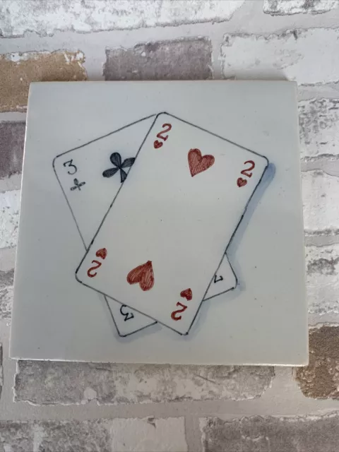 Vintage Makkum Tile Playing Cards