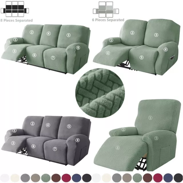 2023 New 1, 2, 3 Seater Lounge Chair Sofa Cover, Elastic Armrest Seat Cover