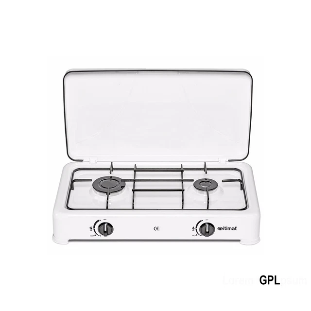 Fornello A Gas Metano 3 Fuochi CFParker - Valvola Sicurezza, Made In Italy, Bianco - Foto 4