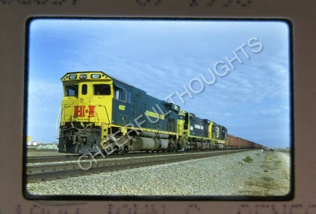 Original '90 Kodachrome Slide HI Hamersley Iron 4037 action Dampier, W.A.  28A58