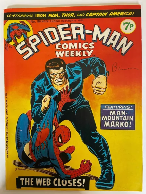 spider-man comics weekly #85 BRONZE AGE