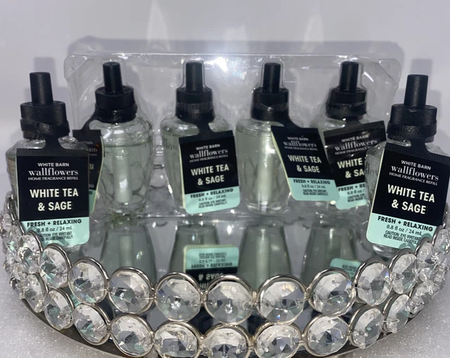 WHITE BARN BATH & Body Works Wallflower Fragrance Refill Bulb 6 WHITE