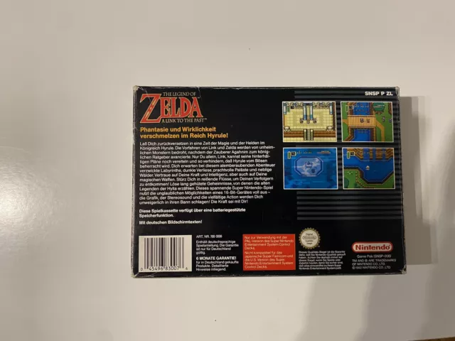 The Legend of Zelda: A Link to the Past - SNES PAL CIB (OVP, Anleitung, Karte) 3
