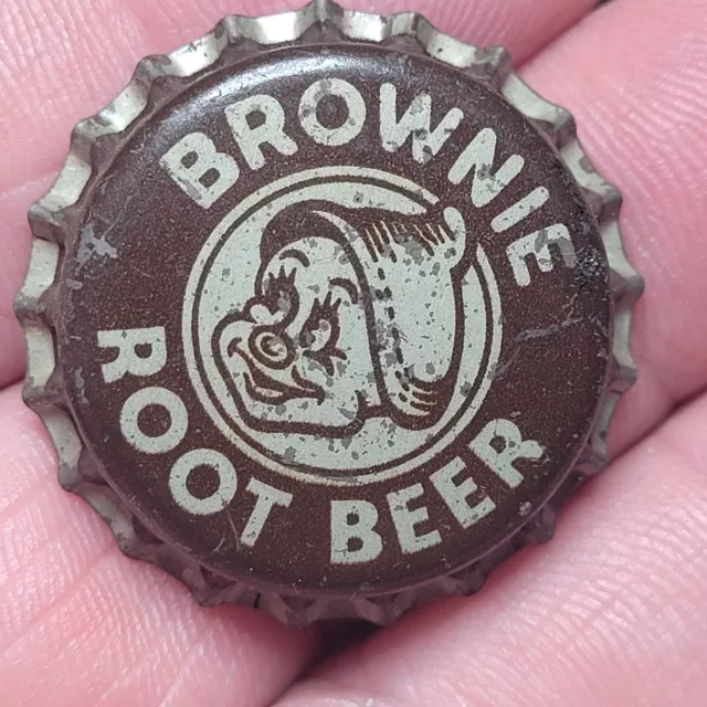 Brownie Root Beer Cork Soda Bottle Cap - Circle Around Head