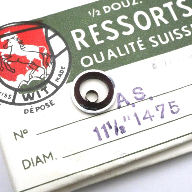 Ressort Barillet Pour Montre Dama 520 - Neuf Sans Emballage