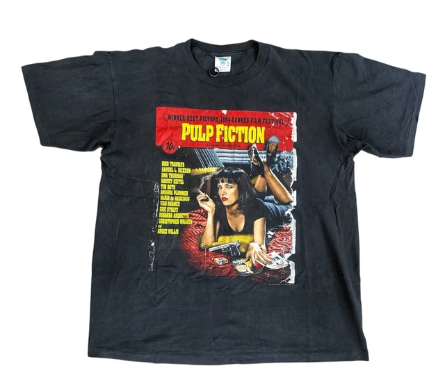 Vintage Pulp Single Stitch Black Pulp Fiction Shirt 1994 VINTAGE