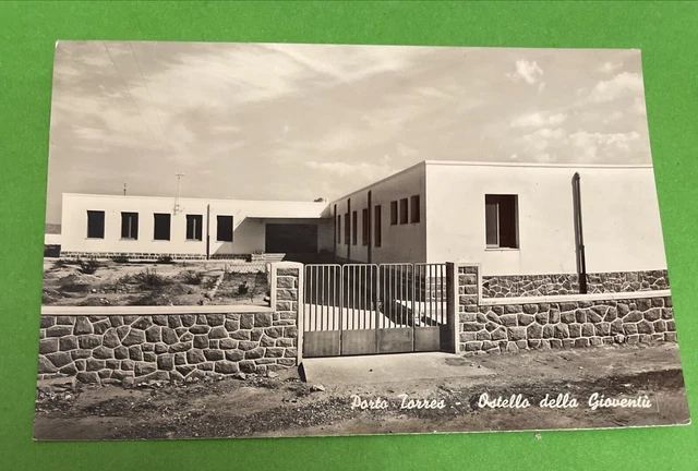 Cartolina Porto Torres - Ostello della Gioventù - Viaggiata 1966