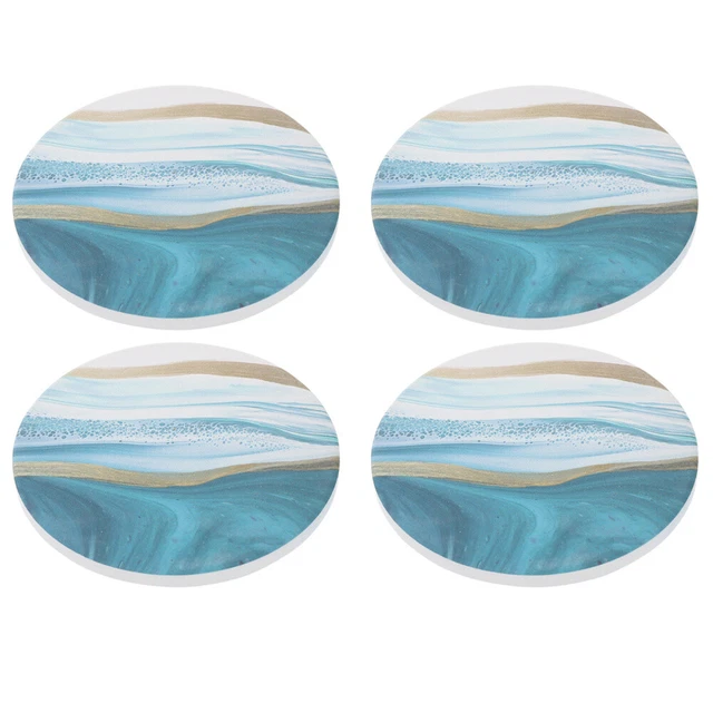 4 piezas taza duradera montaña rusa posavasos taza montaña rusa para el día a día