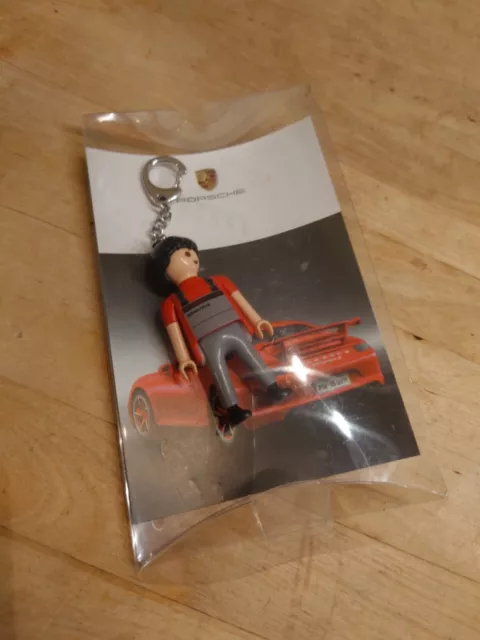 Playmobil Schlüsselanhänger Porsche Service Mechaniker Promo Sonderfigur