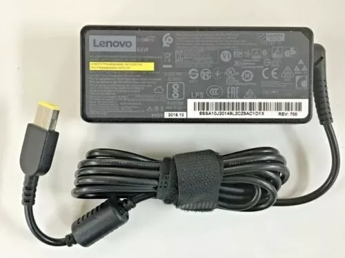 Genuine Lenovo 65W 20V 3.25A Laptop Charger AC Power Adapter Square Tip ThinkPad