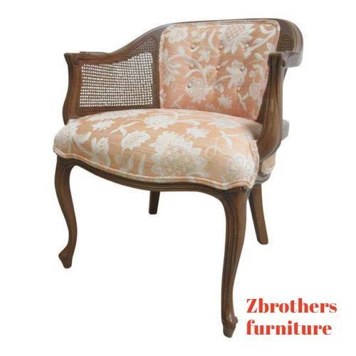Henredon French Regency Cane Barrel Back lounge living Room Chair A