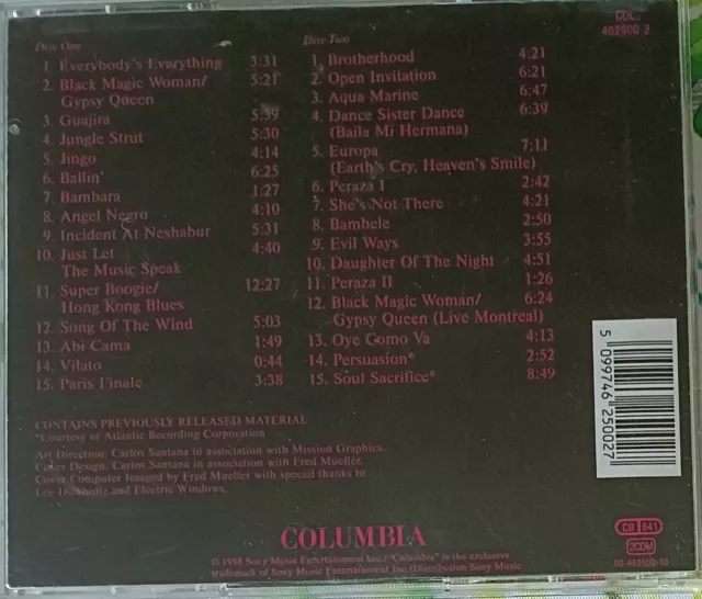 DD14 - Carlos SANTANA - Viva Santana - Double CD  - 1988 2