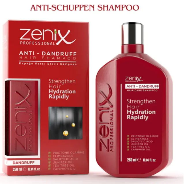 Anti-Schuppen Shampoo -sehr effektiv gegen Schuppen für Frauen und Männer 250ml