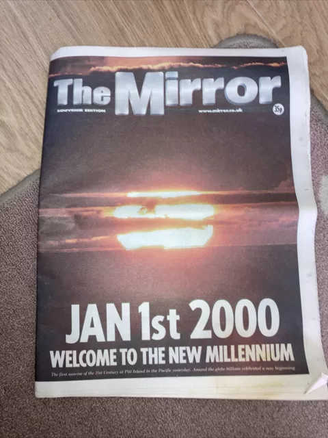 Daily Mirror millennium 1st January 2000 - UK Newspaper