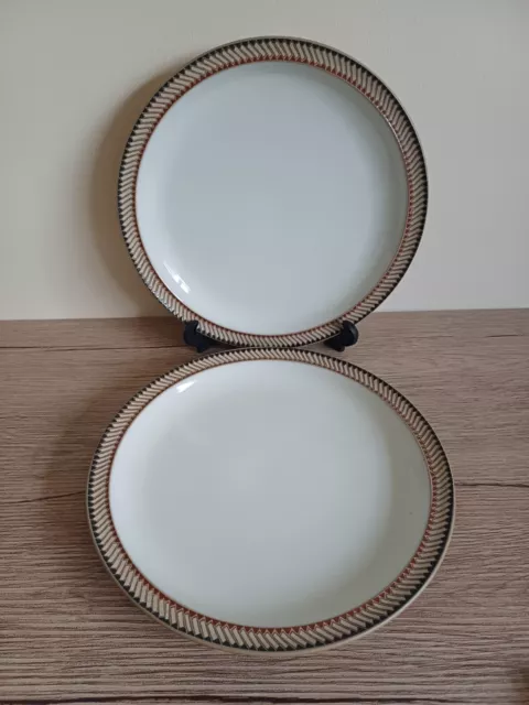 Denby Luxor 10.25 inch Dinner Plates X 2