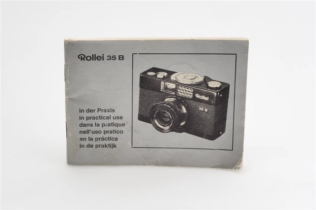 Rollei 35 35b Instructions Anleitung de, en, Fr, It, Es, Du (1685206020)