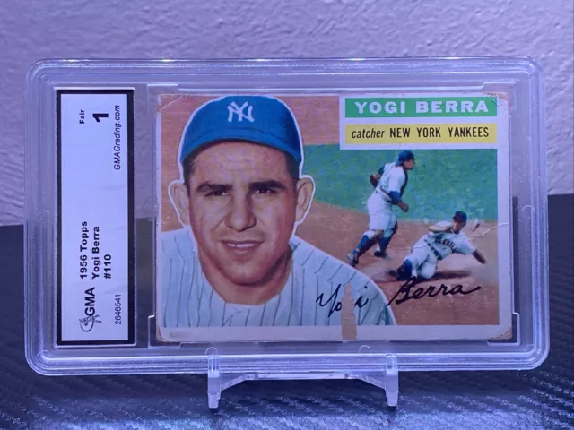 1956 TOPPS YOGI BERRA 110 GMA 1- New York Yankees
